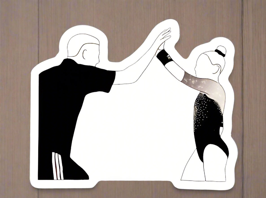 Women's Gymnast Sticker- COACH