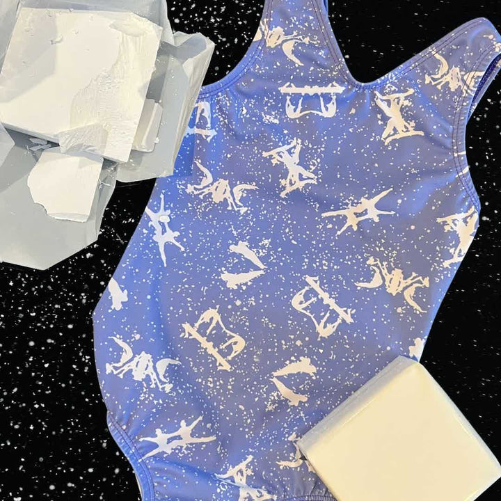 CLEARANCE: "CHALK" Leotard- AL