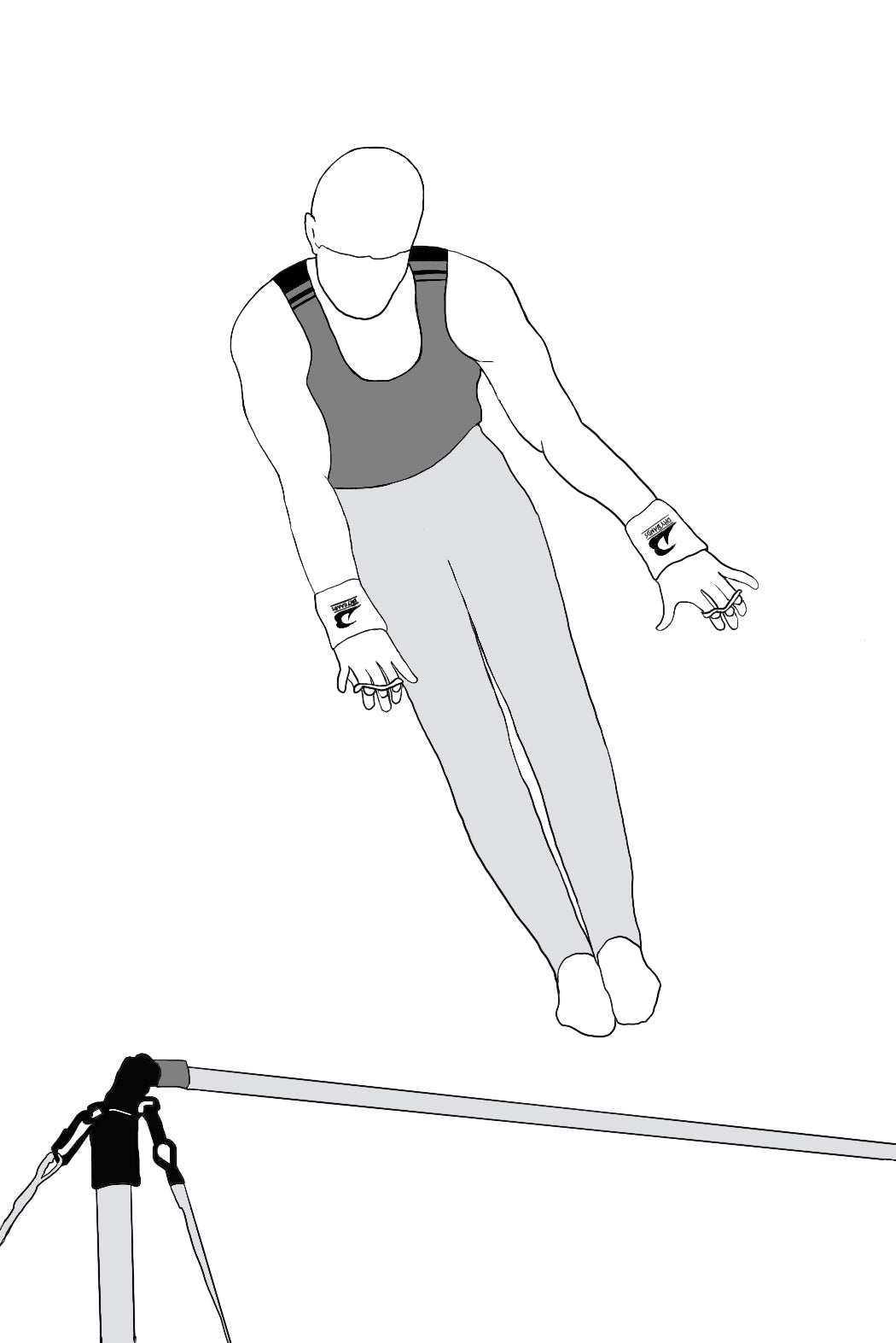 Men's Gymnast Sticker- RELEASE