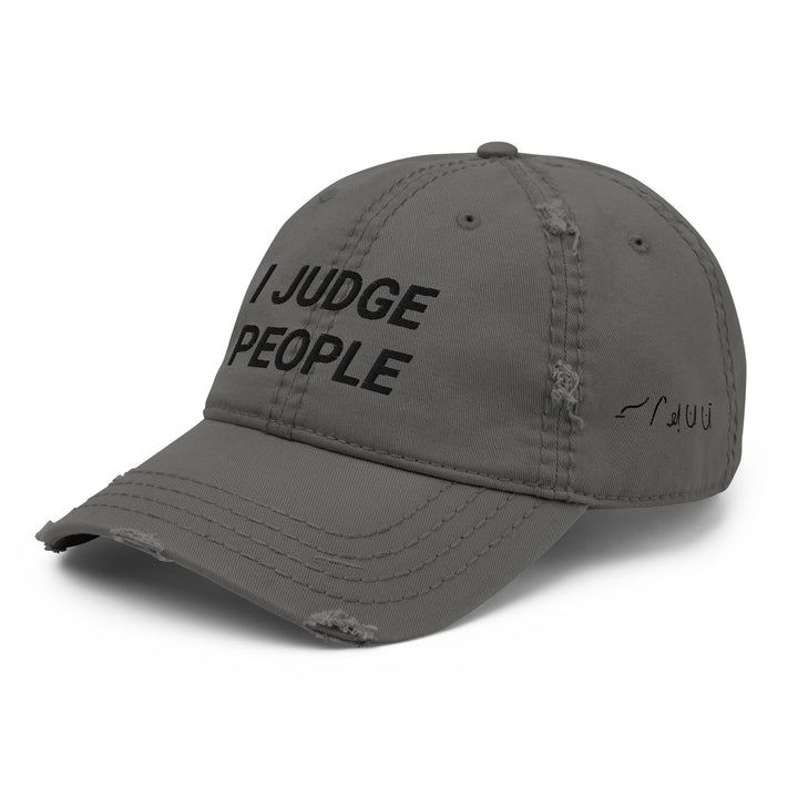 Judges' I judge people distressed dat hat, by DRYbands. Apparel for gymnastics judges. The best gymnastics wristbands for gymnasts