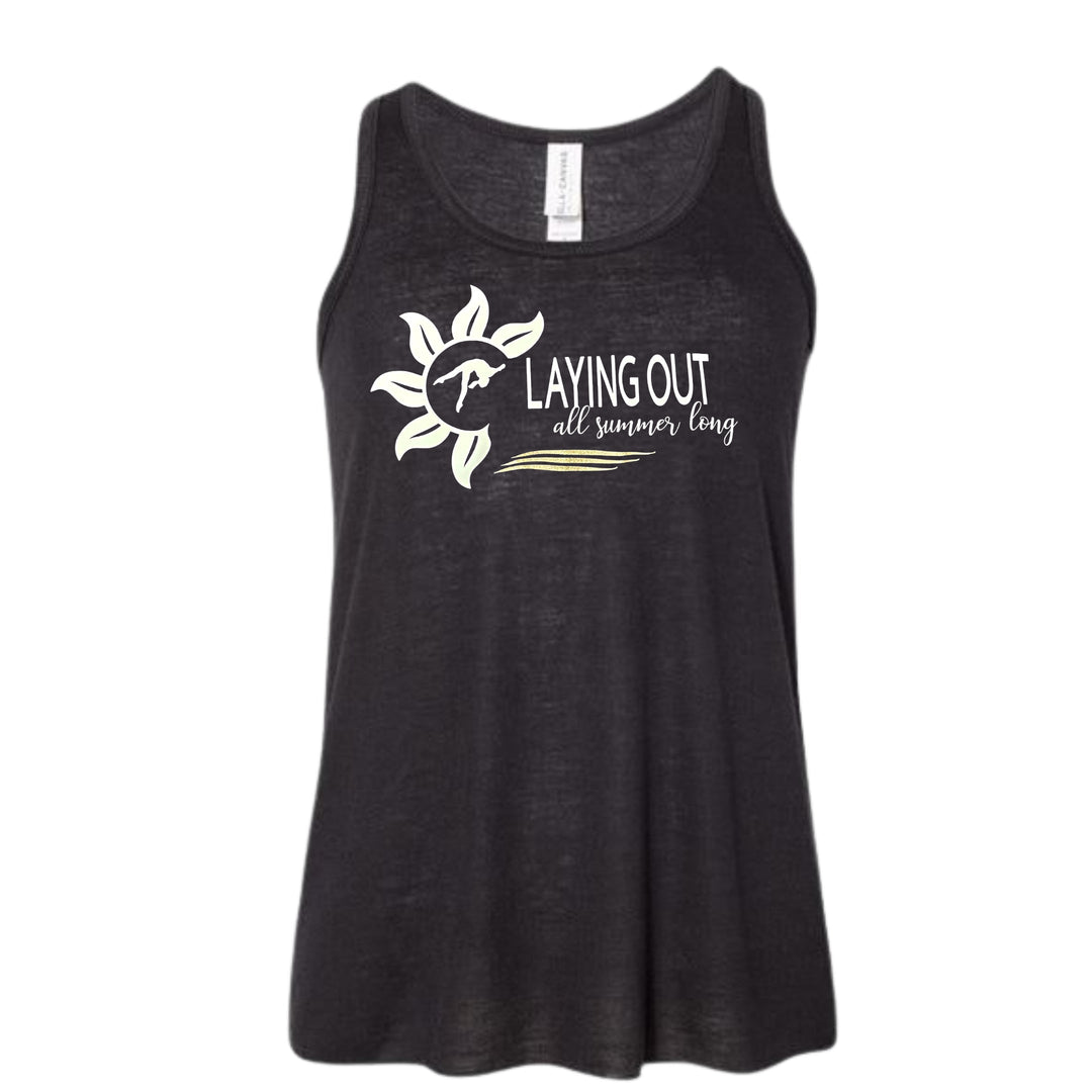 Laying Out Tank, Charcoal Gray