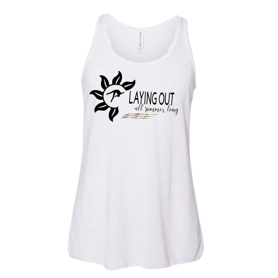 Laying Out Tank, Charcoal Gray