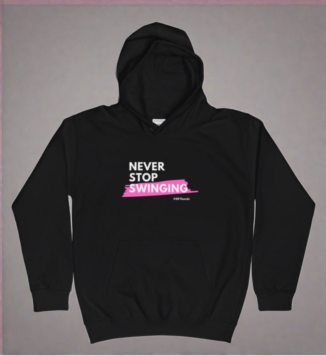 "Never Stop Swinging" Hoodie (3 color options)